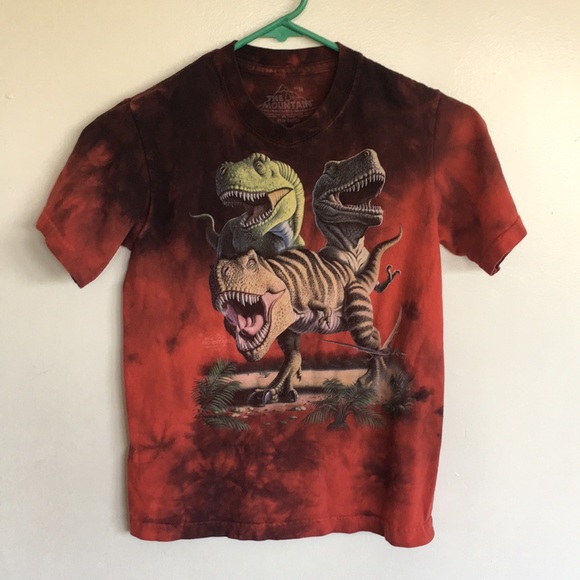 Wolf Face NWT The Mountain 100/% Cotton Kid/'s T-Shirt